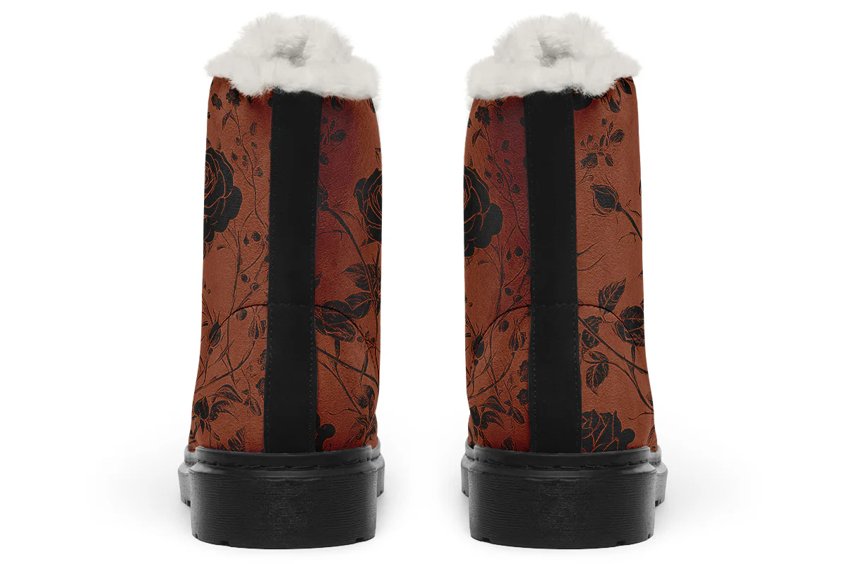Rust Rose Romance Winter Boots - Image 4