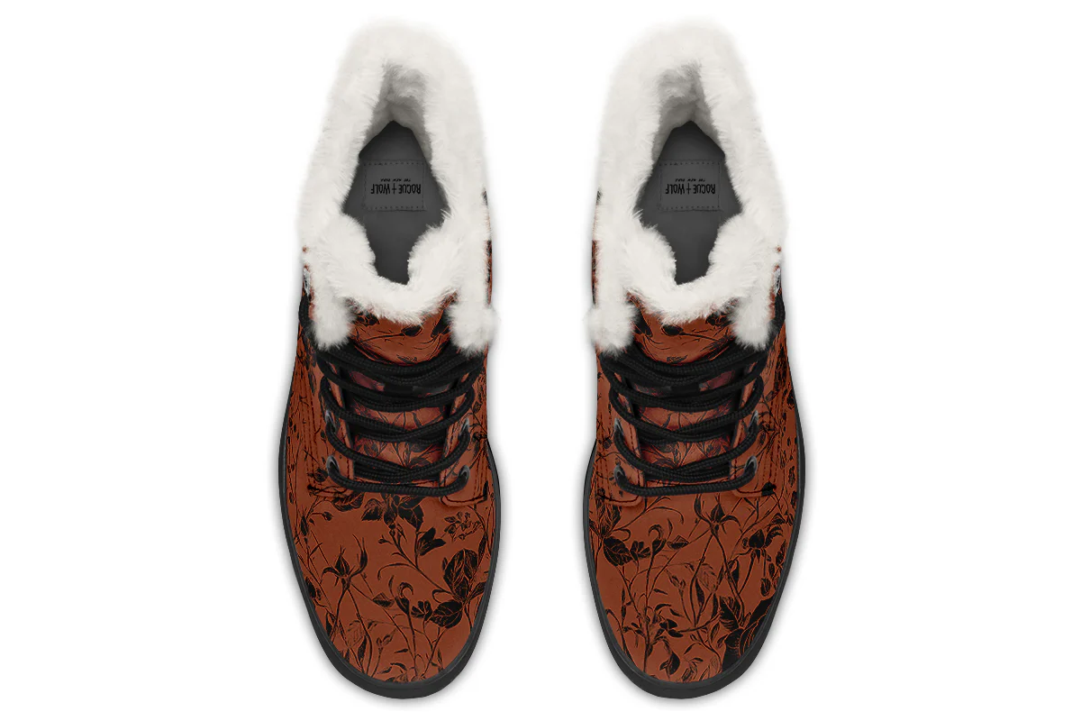 Rust Rose Romance Winter Boots - Image 7