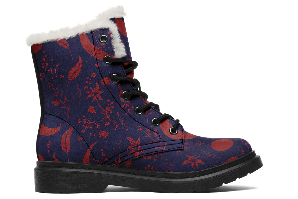 Scarlet Moonlit Botanica Winter Boots - Image 2