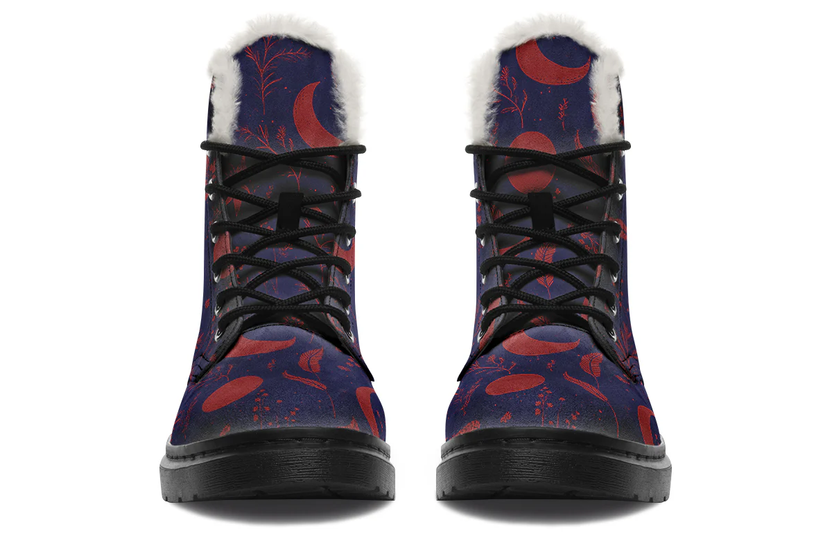 Scarlet Moonlit Botanica Winter Boots - Image 3