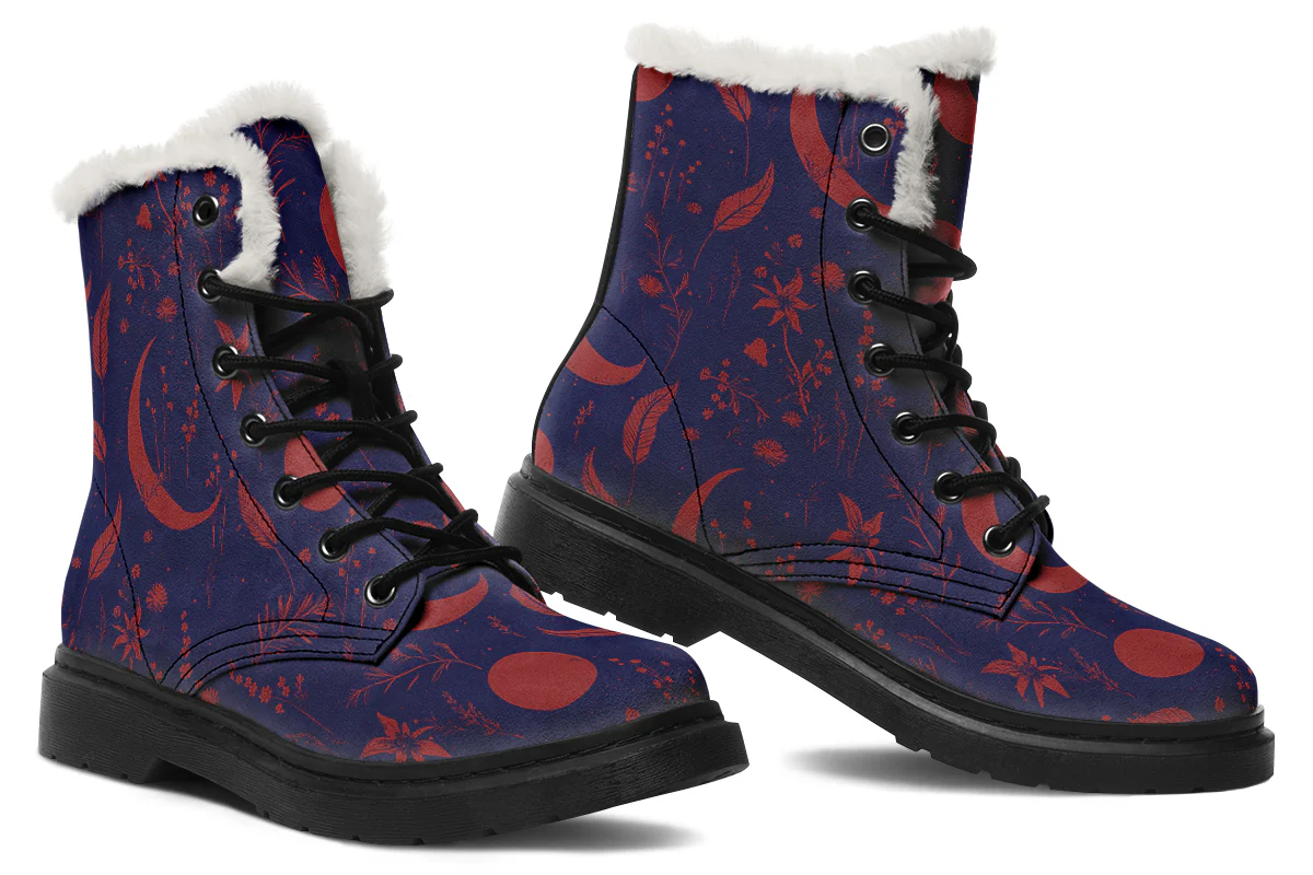 Scarlet Moonlit Botanica Winter Boots - Image 5