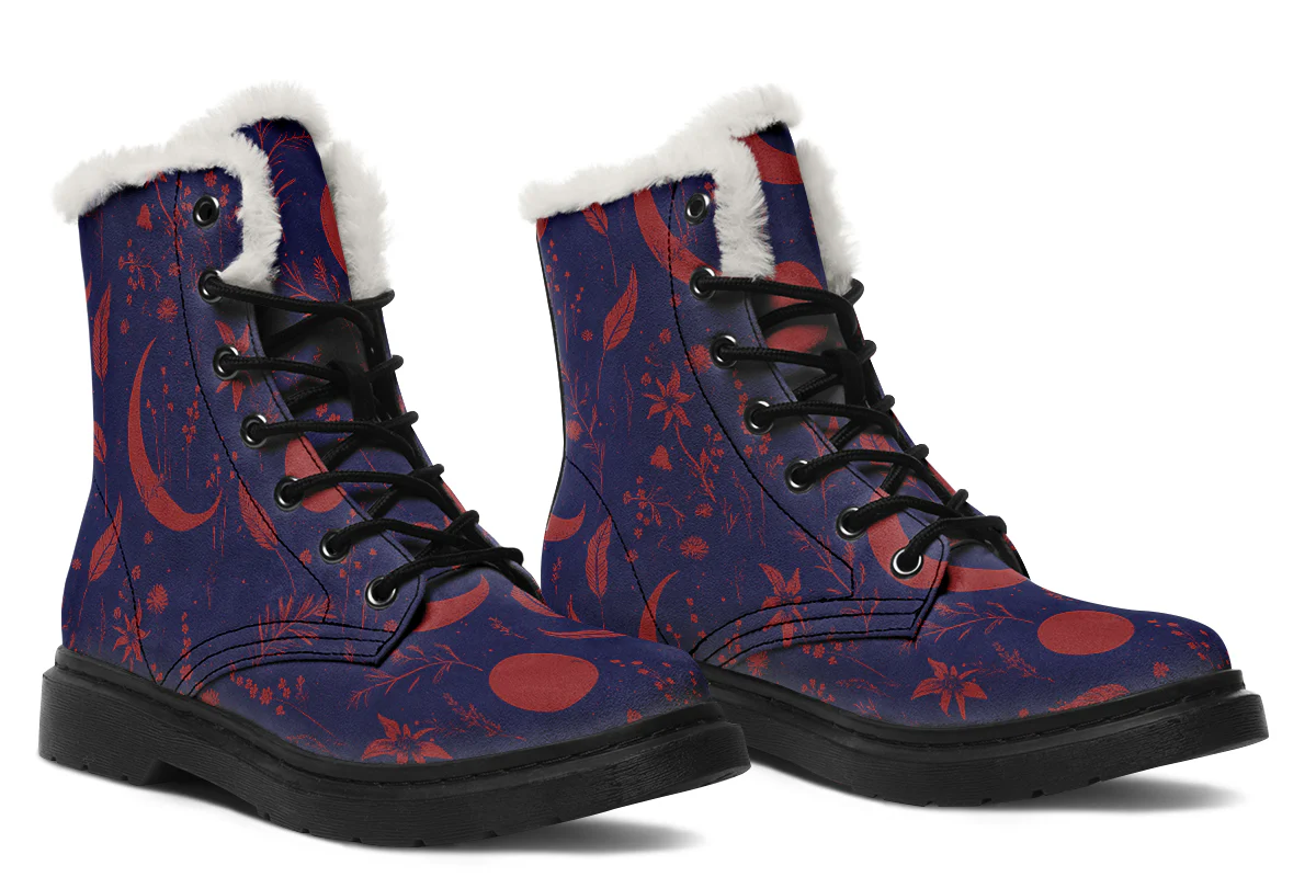 Scarlet Moonlit Botanica Winter Boots - Image 6