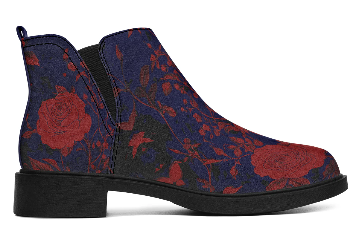 Scarlet Rose Romance Chelsea Boots - Image 3