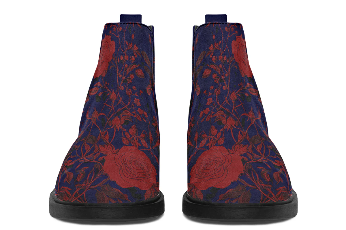 Scarlet Rose Romance Chelsea Boots - Image 4