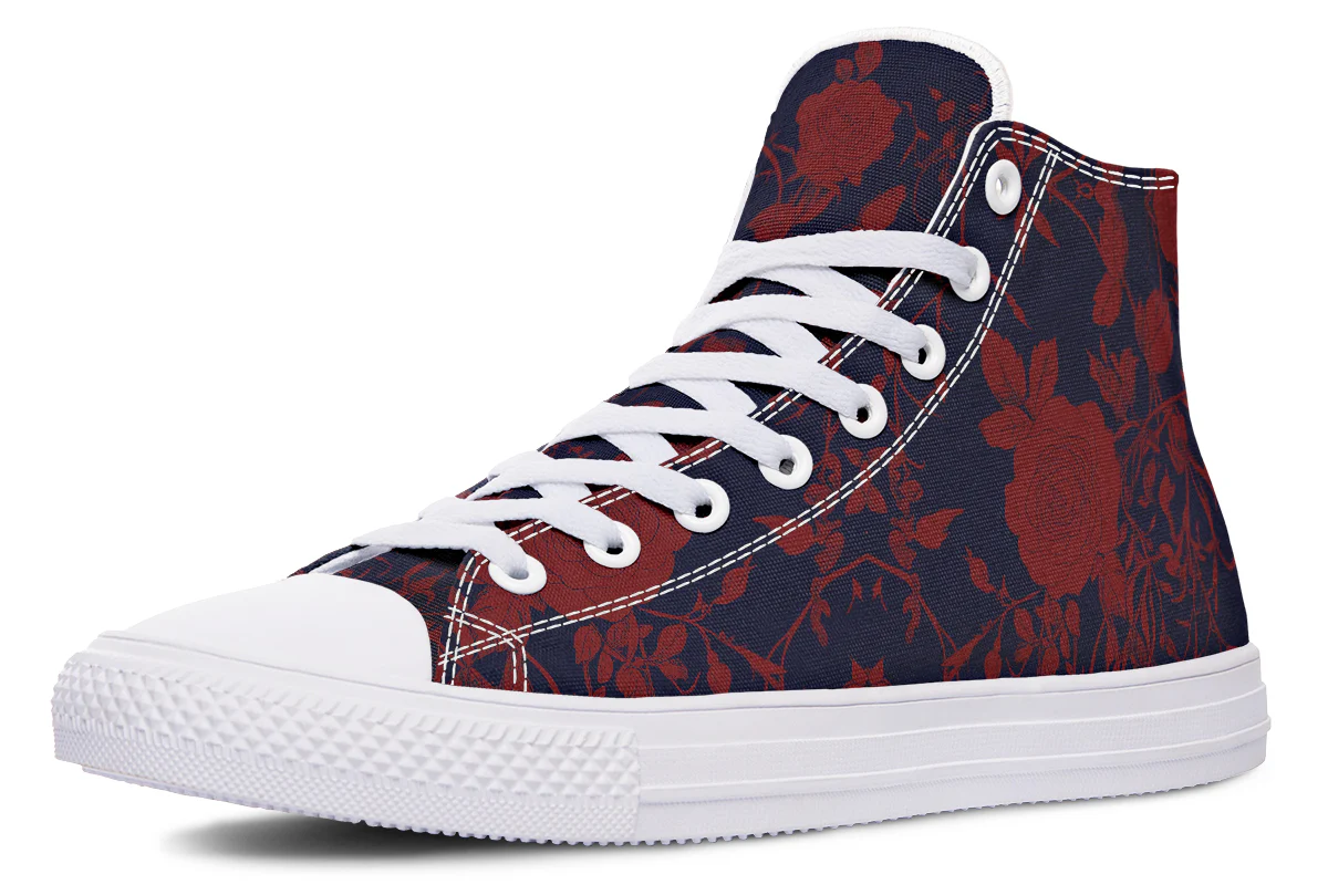 Scarlet Rose Romance High Tops - Image 11