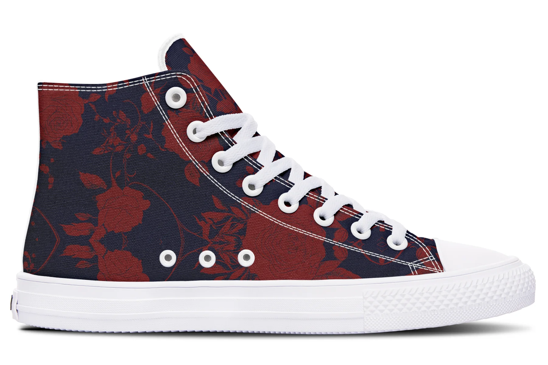 Scarlet Rose Romance High Tops - Image 12