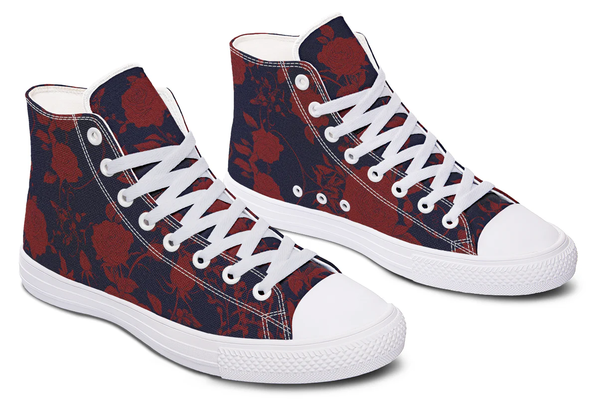 Scarlet Rose Romance High Tops - Image 14