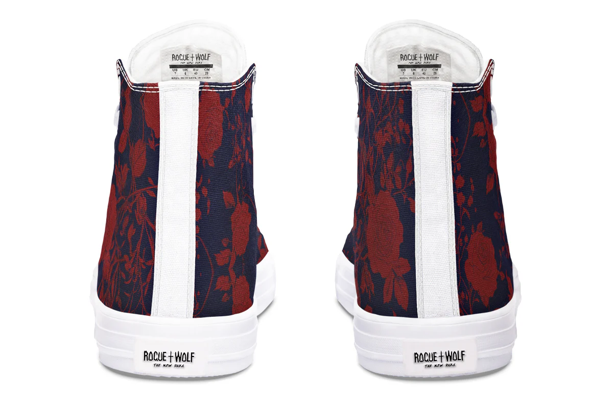 Scarlet Rose Romance High Tops - Image 17