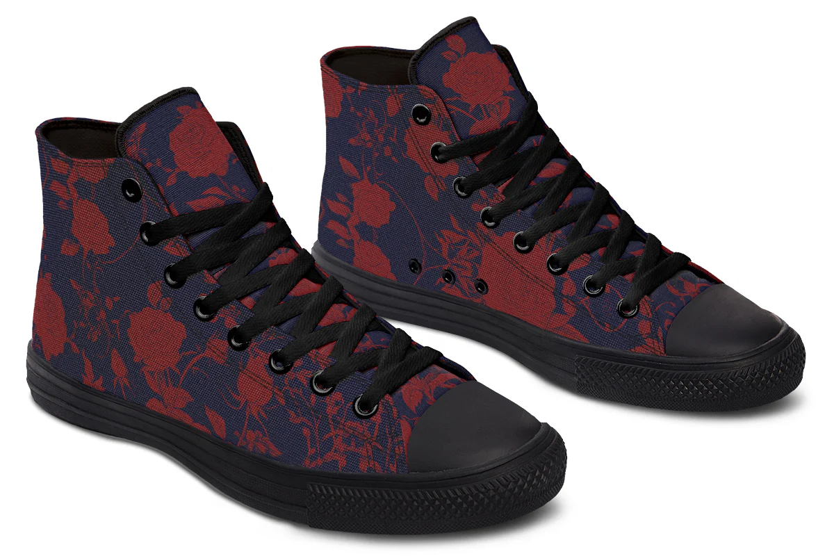 Scarlet Rose Romance High Tops - Image 5