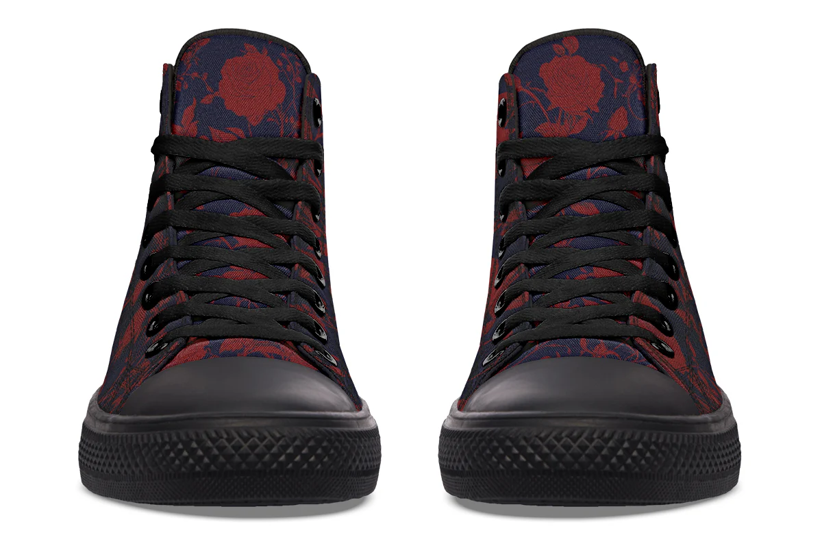 Scarlet Rose Romance High Tops - Image 6