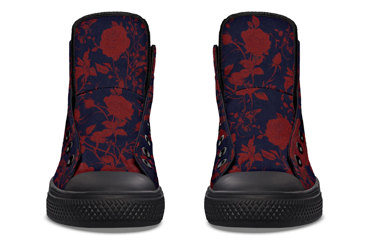 Scarlet Rose Romance High Tops - Image 7