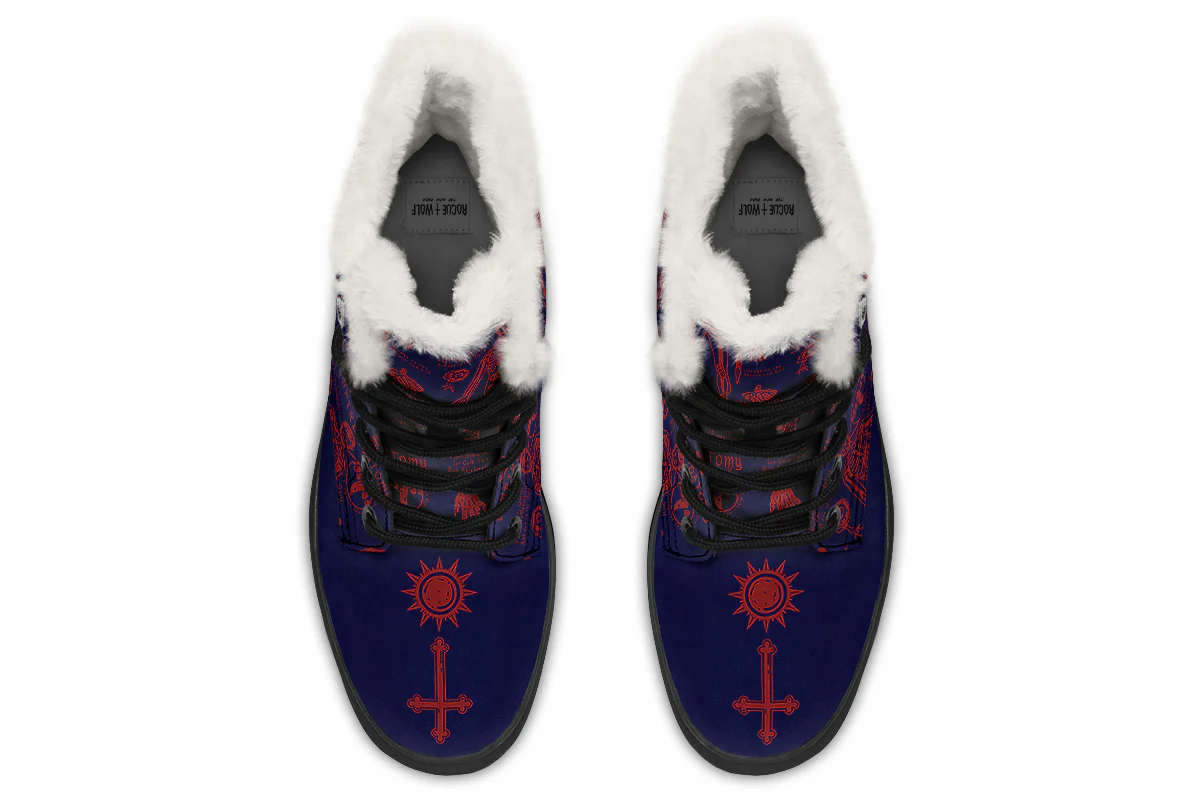 Scarlet Vampire Study Winter Boots - Image 7