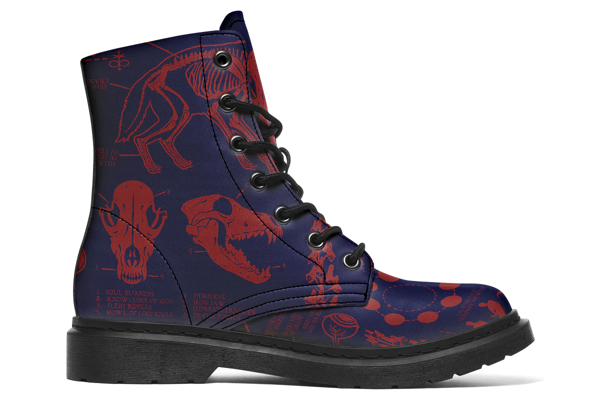 Scarlet Wolf Study Boots - Image 3