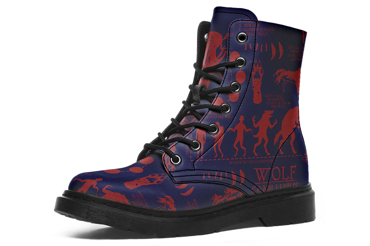 Scarlet Wolf Study Boots - Image 4
