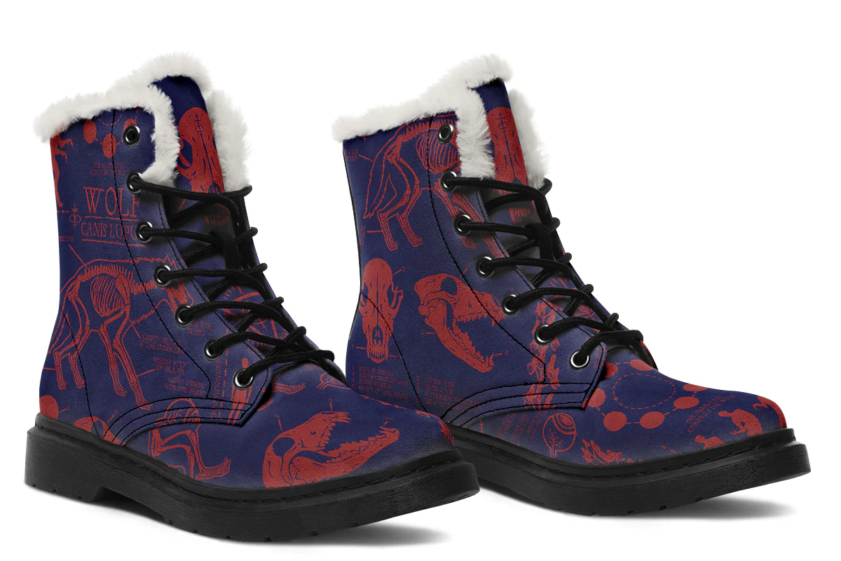 Scarlet Wolf Study Winter Boots - Image 6