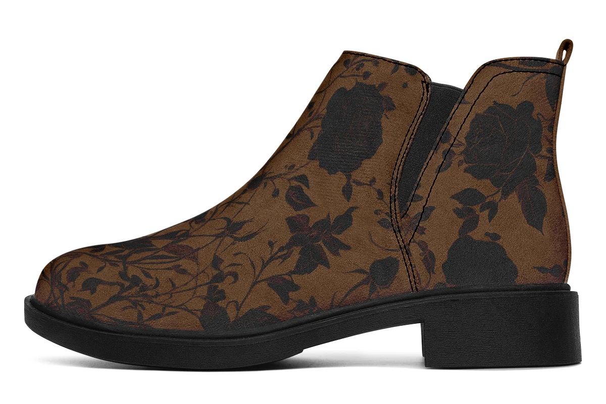 Sepia Rose Romance Chelsea Boots