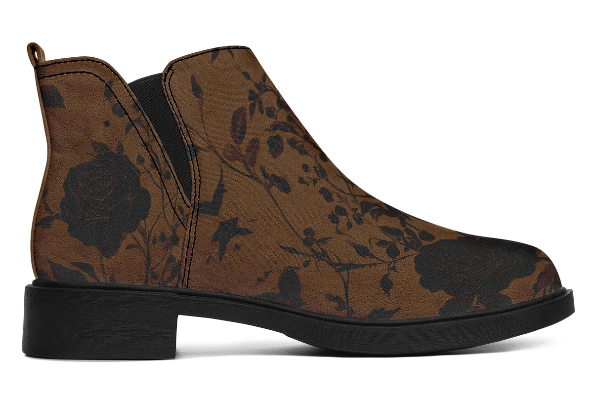 Sepia Rose Romance Chelsea Boots - Image 3