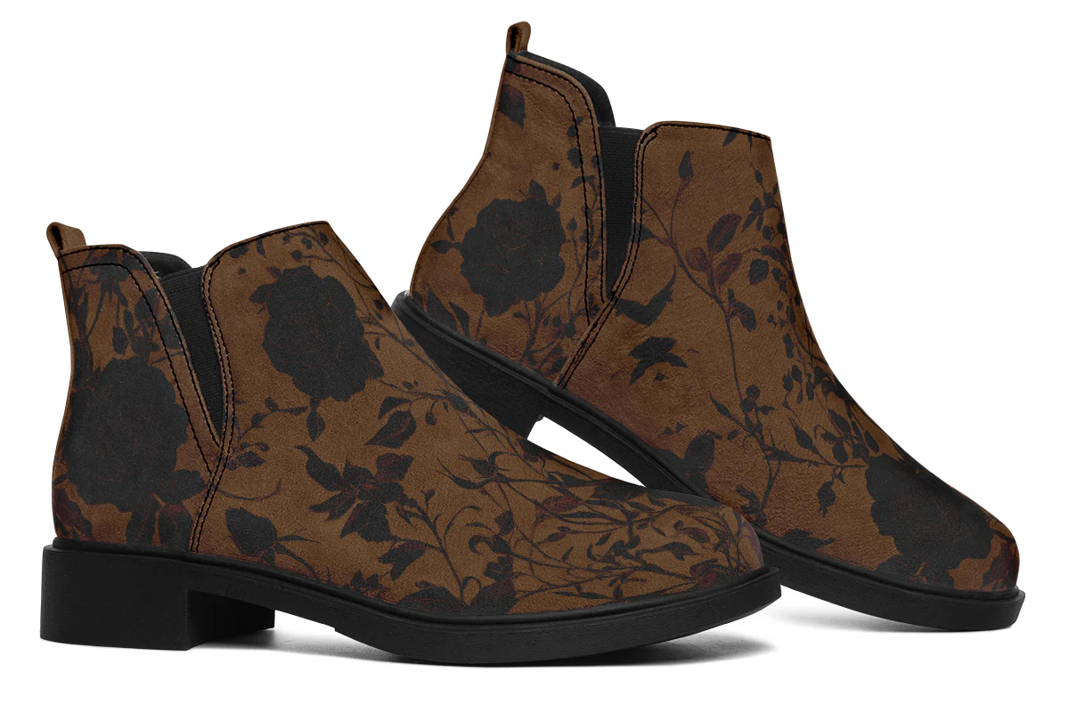 Sepia Rose Romance Chelsea Boots - Image 7