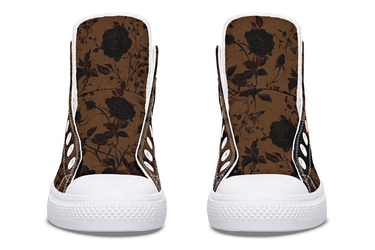 Sepia Rose Romance High Tops - Image 16