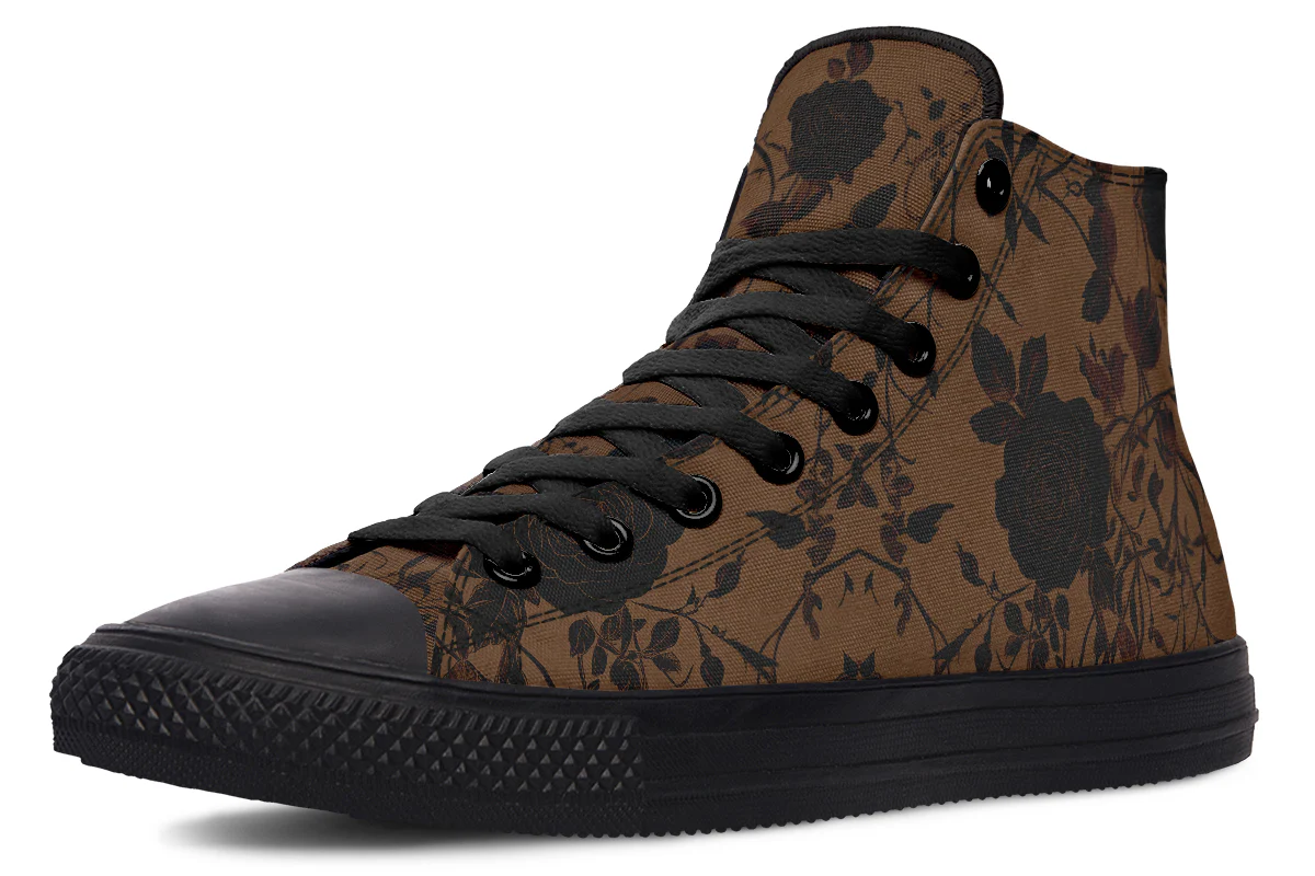 Sepia Rose Romance High Tops - Image 2