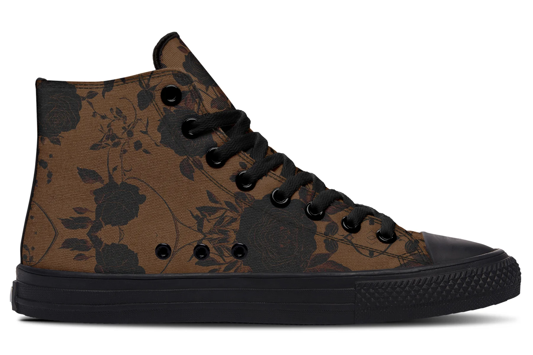 Sepia Rose Romance High Tops - Image 3
