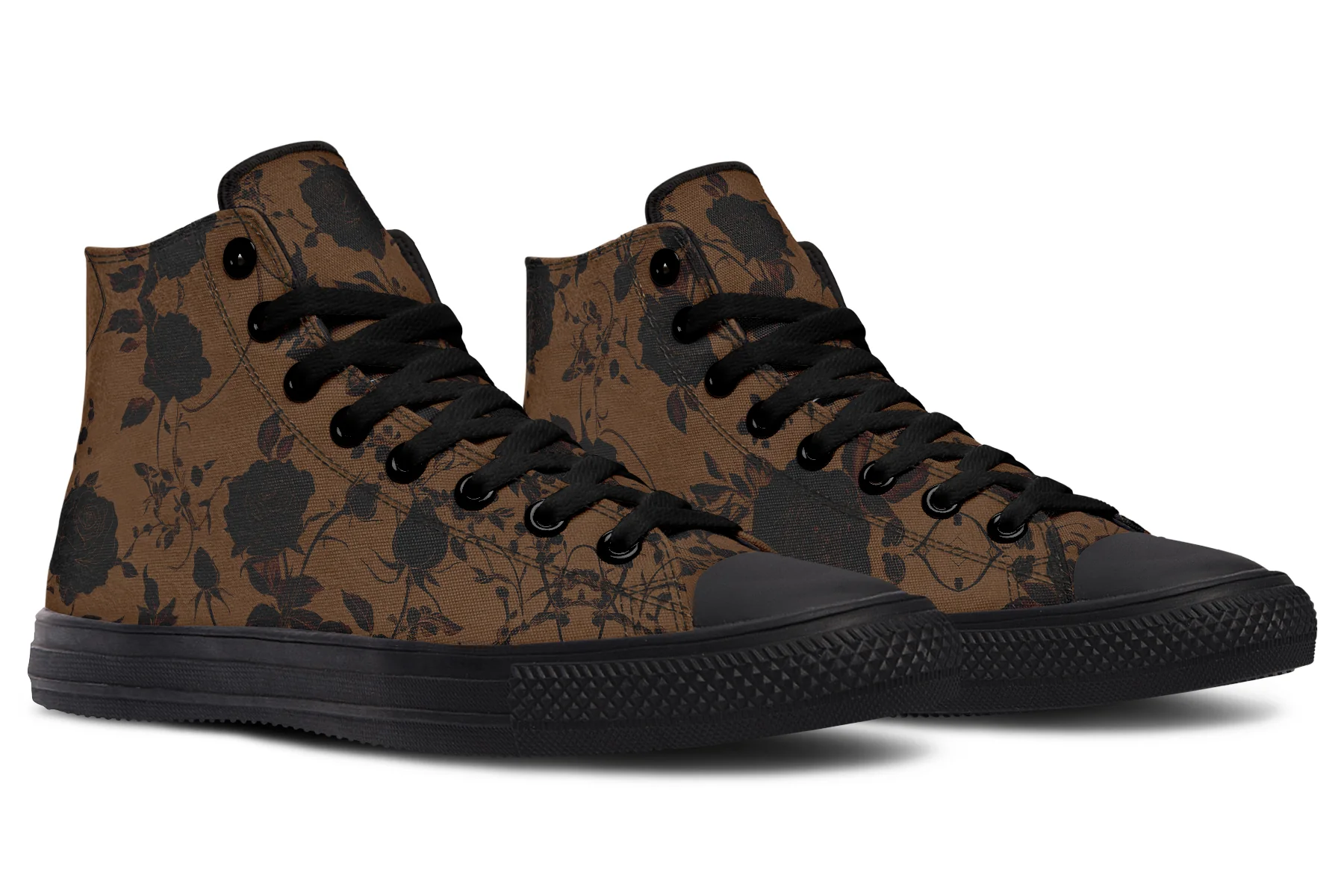 Sepia Rose Romance High Tops - Image 4
