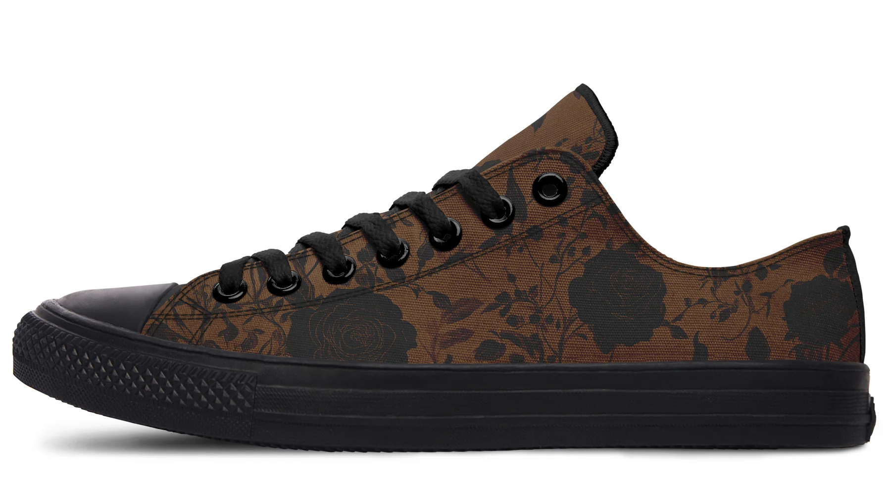 Sepia Rose Romance Low Tops