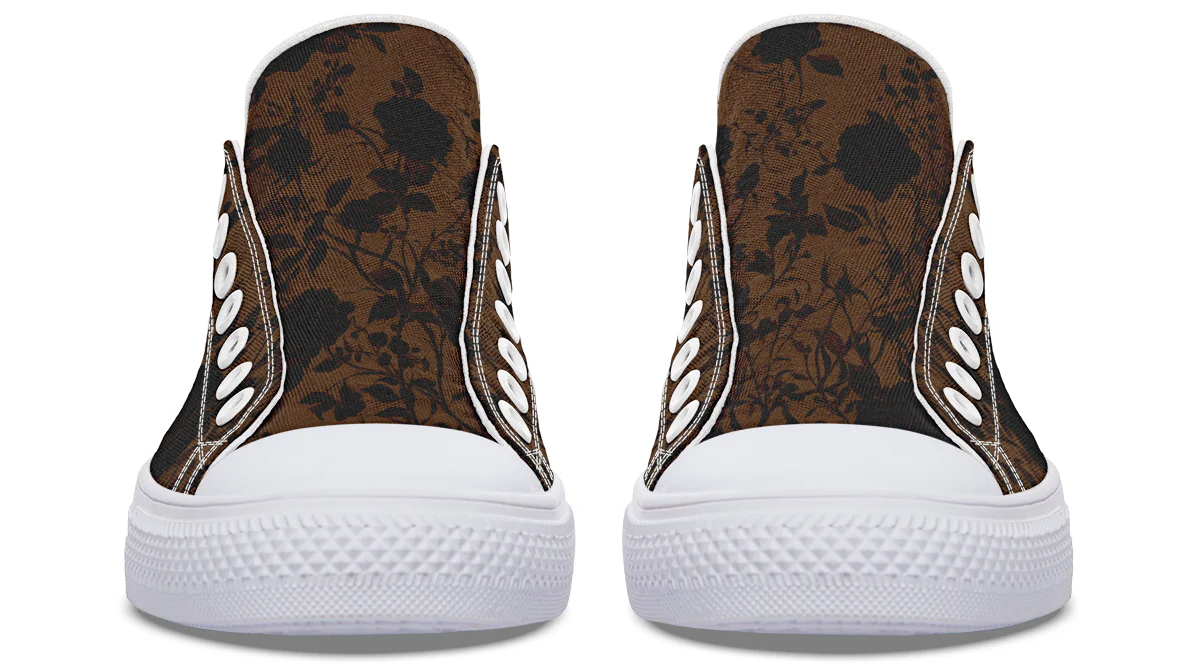 Sepia Rose Romance Low Tops - Image 16