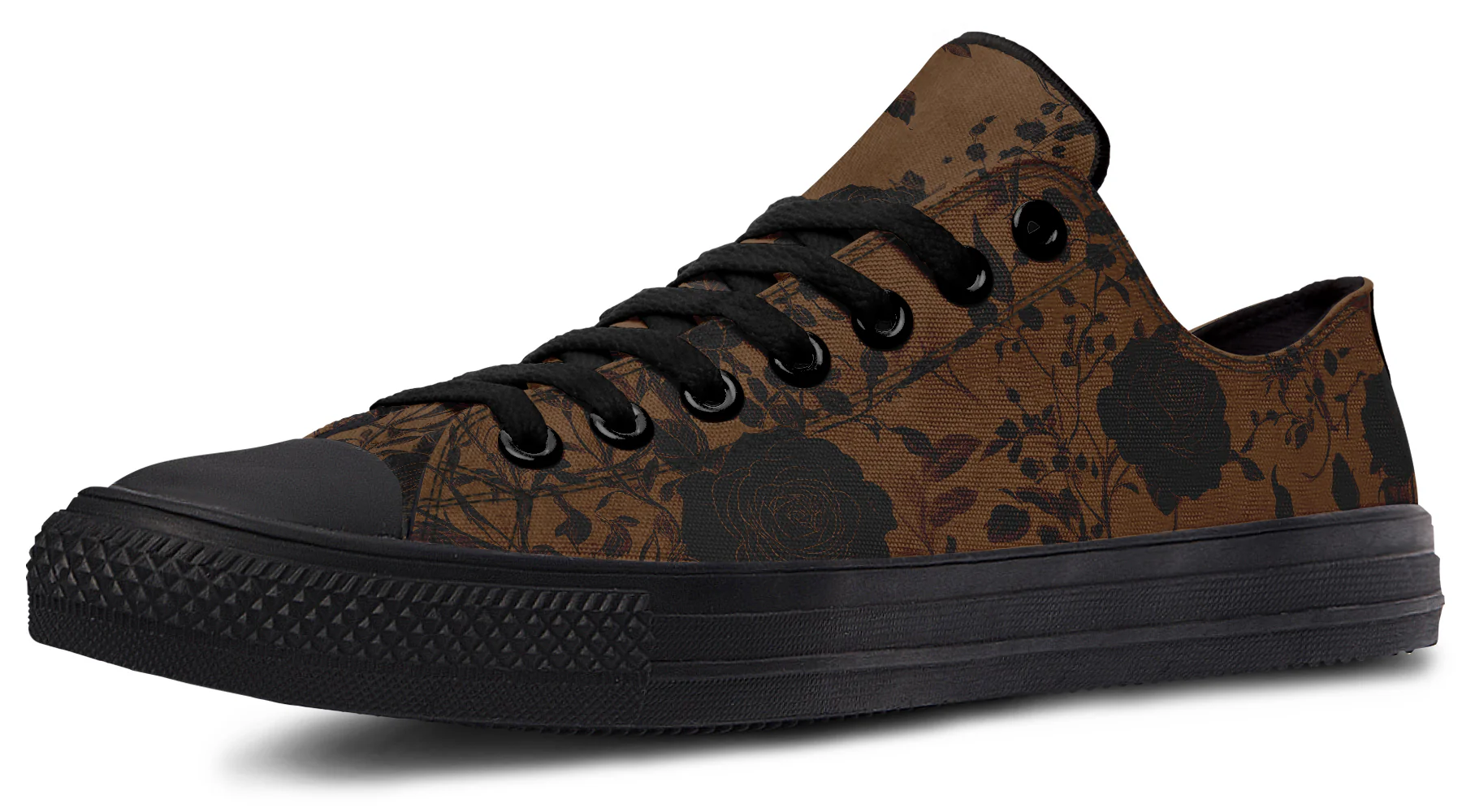 Sepia Rose Romance Low Tops - Image 2