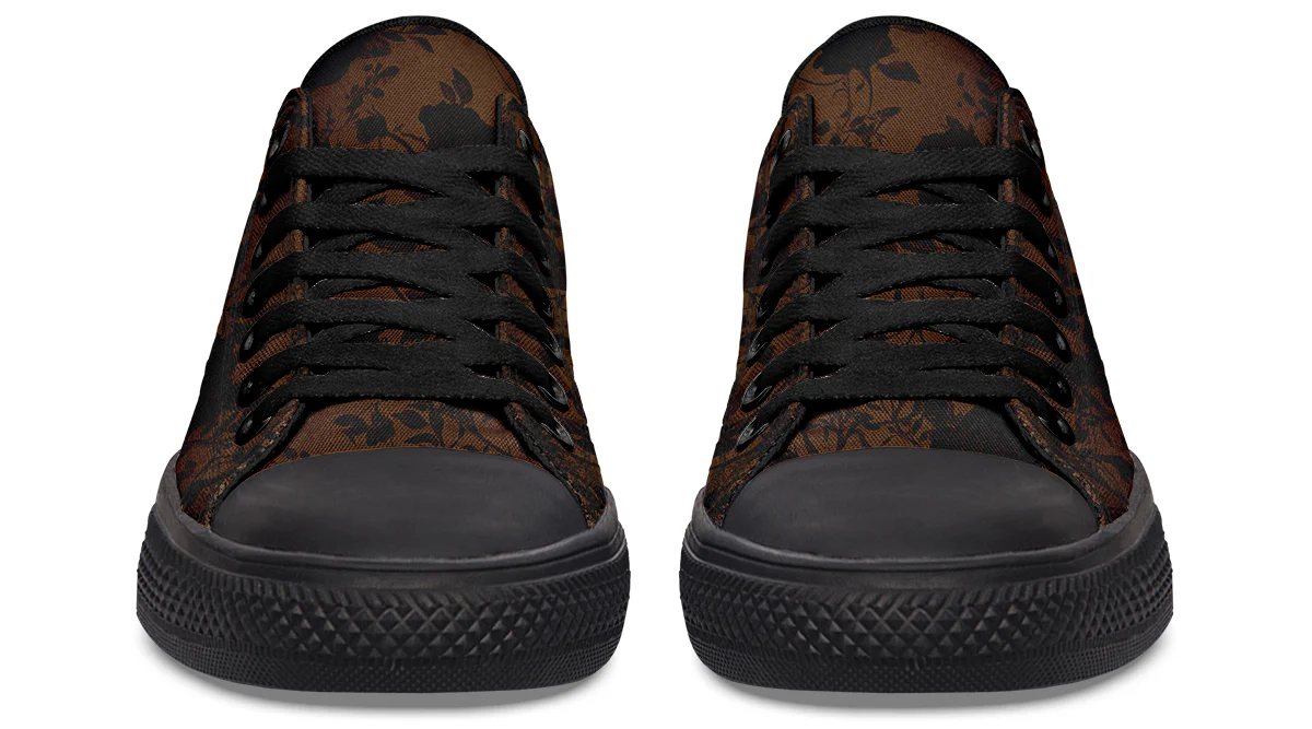 Sepia Rose Romance Low Tops - Image 6