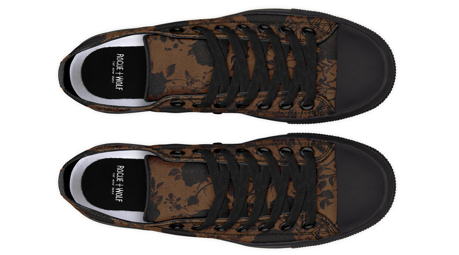 Sepia Rose Romance Low Tops - Image 9