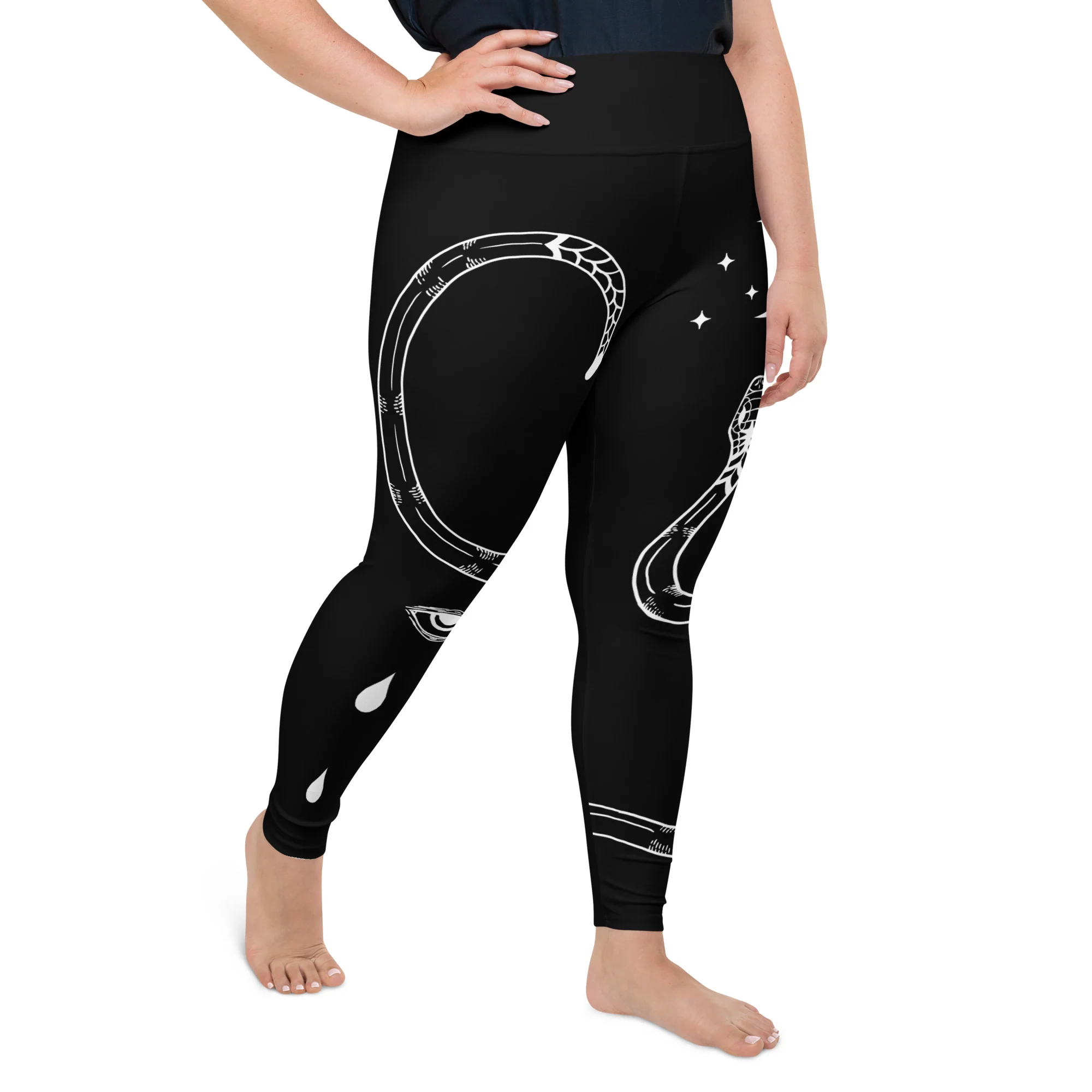 Serpent Summoner Plus Size Leggings - Image 8