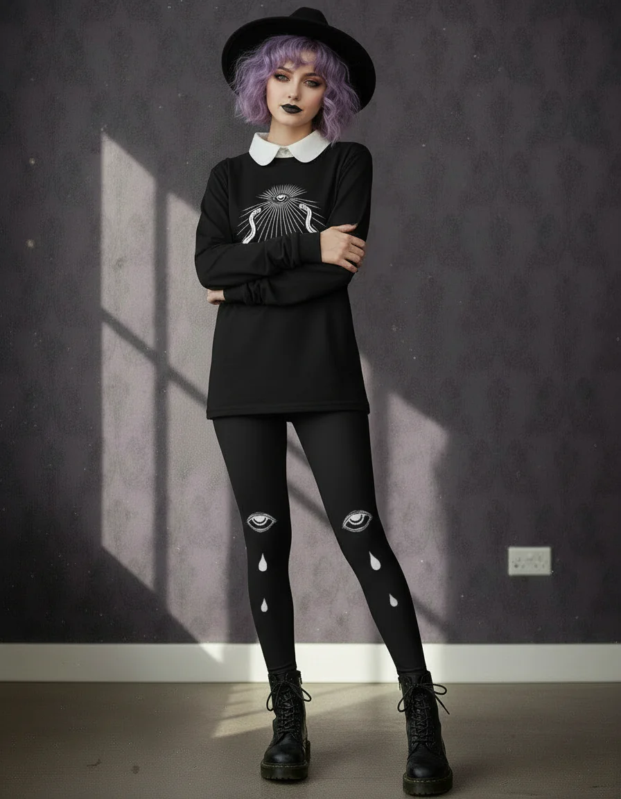 Serpents’ Gaze Long Sleeve Tee - Image 6