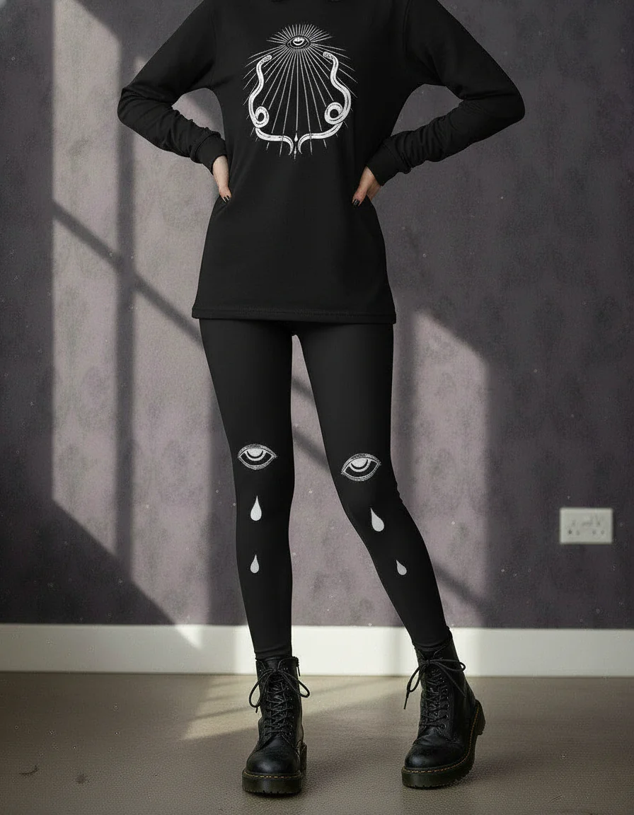 Serpents’ Gaze Long Sleeve Tee - Image 7