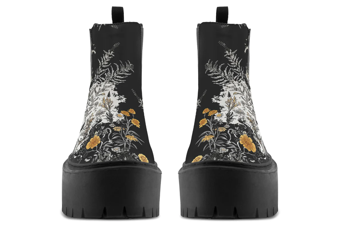 Shadow Ferns Platform Chelsea Boots - Image 7