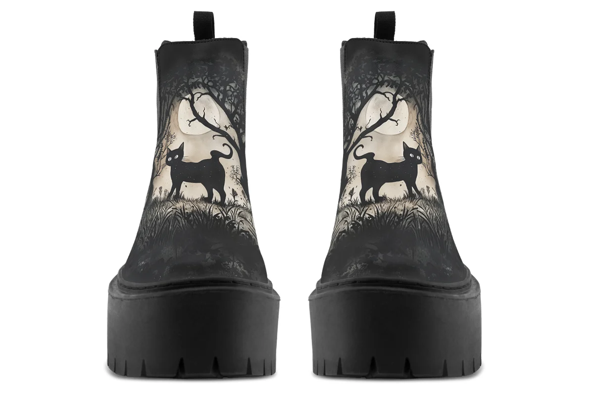 Shadows And Whiskers Platform Chelsea Boots - Image 7