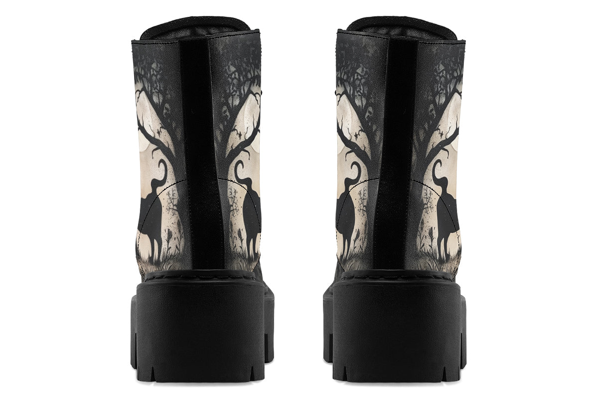 Shadows And Whiskers Platform Boots - Image 6