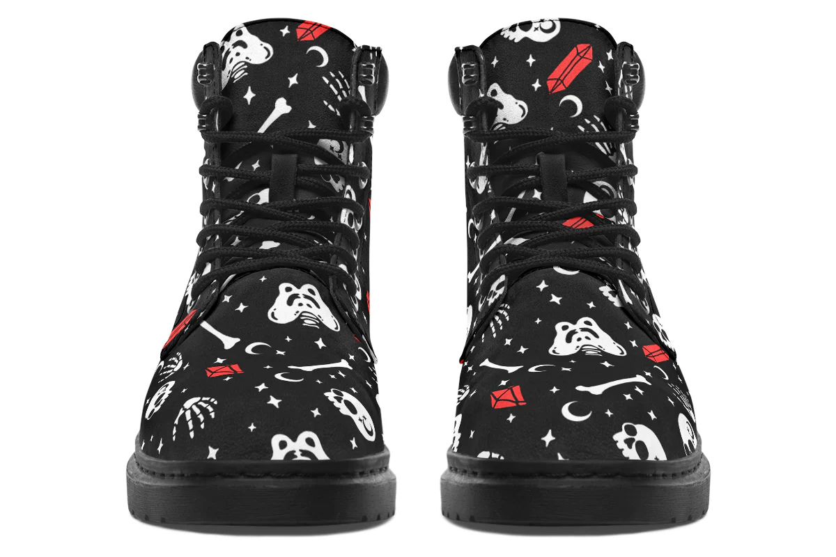 Skulls & Crystals Classic Boots - Image 4