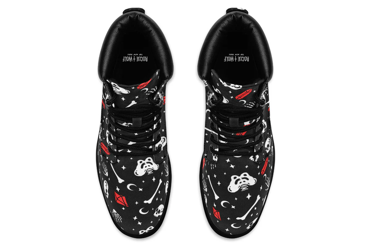 Skulls & Crystals Classic Boots - Image 6