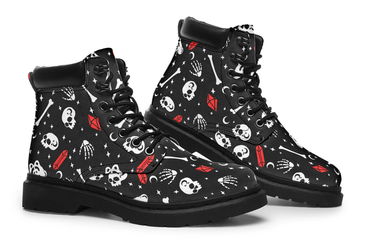 Skulls & Crystals Classic Boots - Image 7