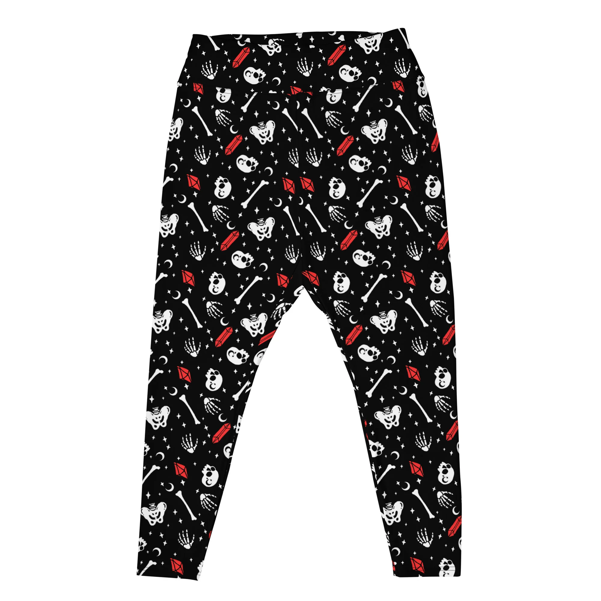 Skulls & Crystals Plus Size Leggings - Image 5