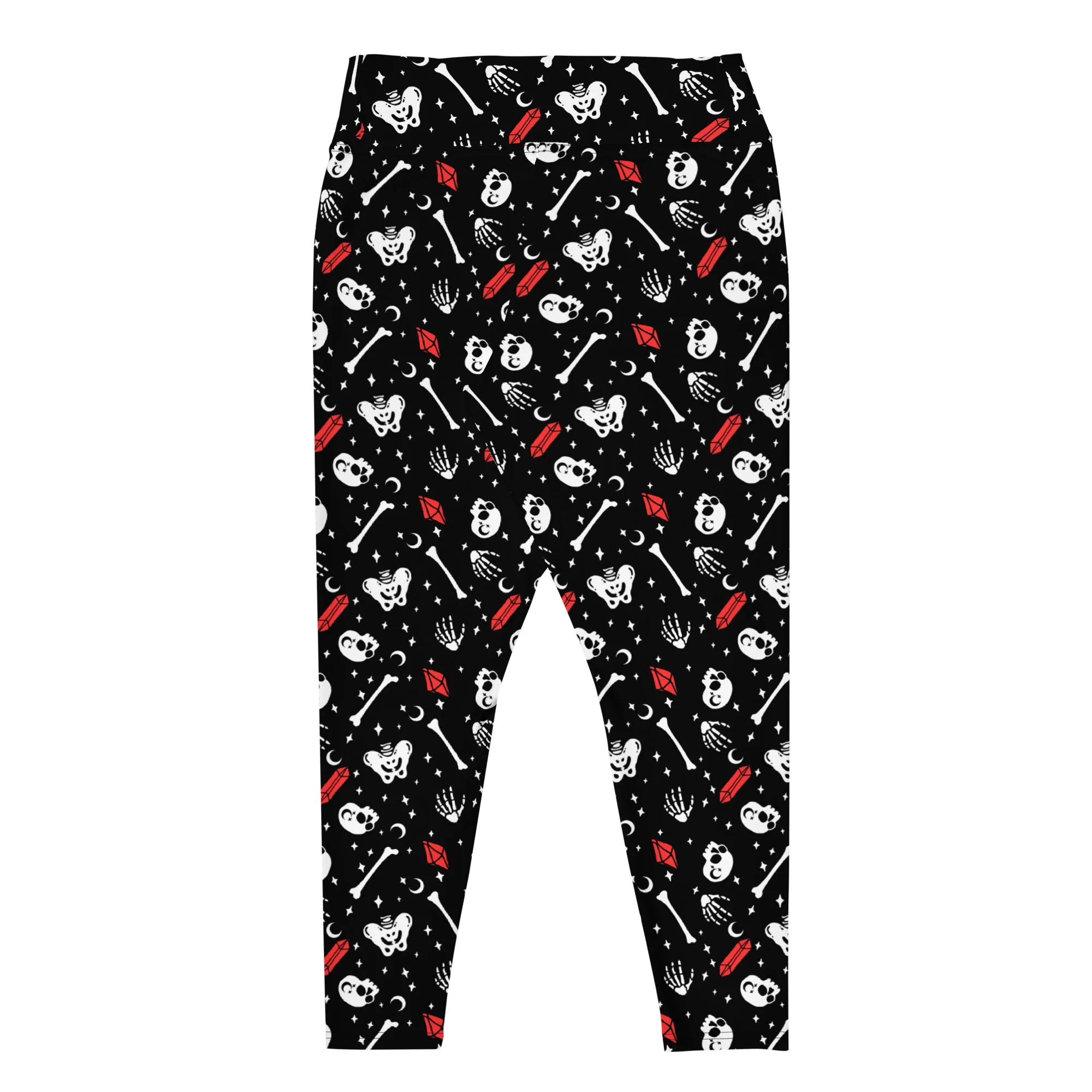 Skulls & Crystals Plus Size Leggings - Image 6