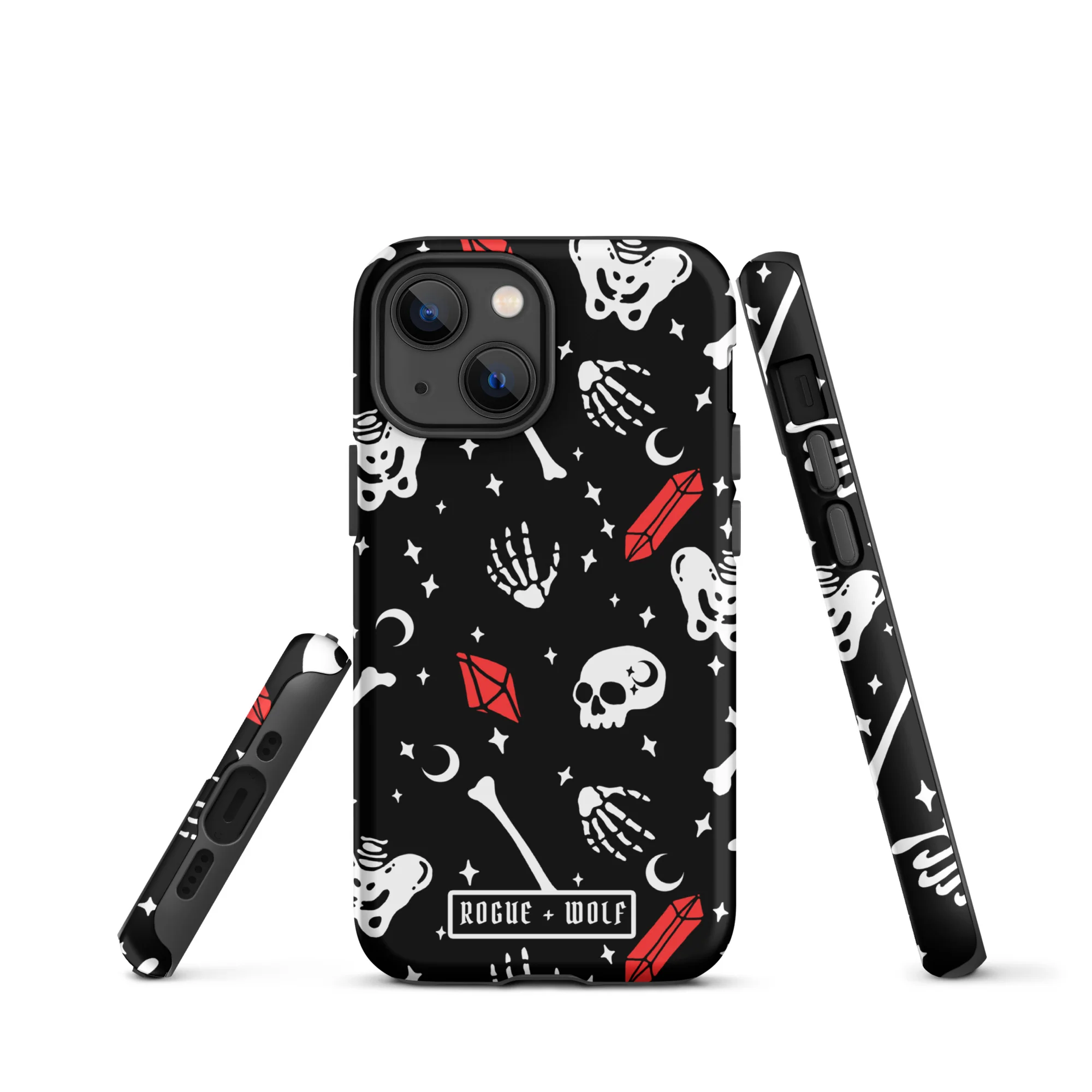 Skulls & Crystals Tough Phone Case for iPhone - Image 11