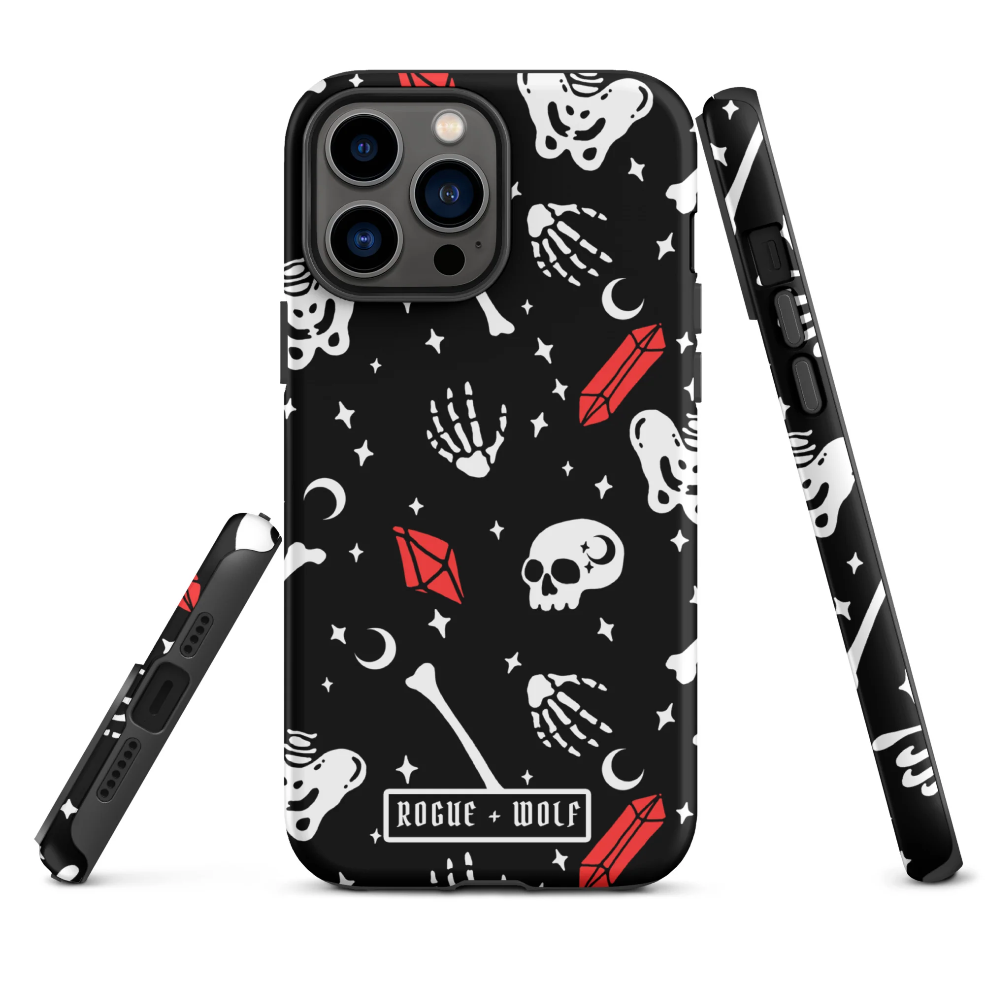 Skulls & Crystals Tough Phone Case for iPhone - Image 14