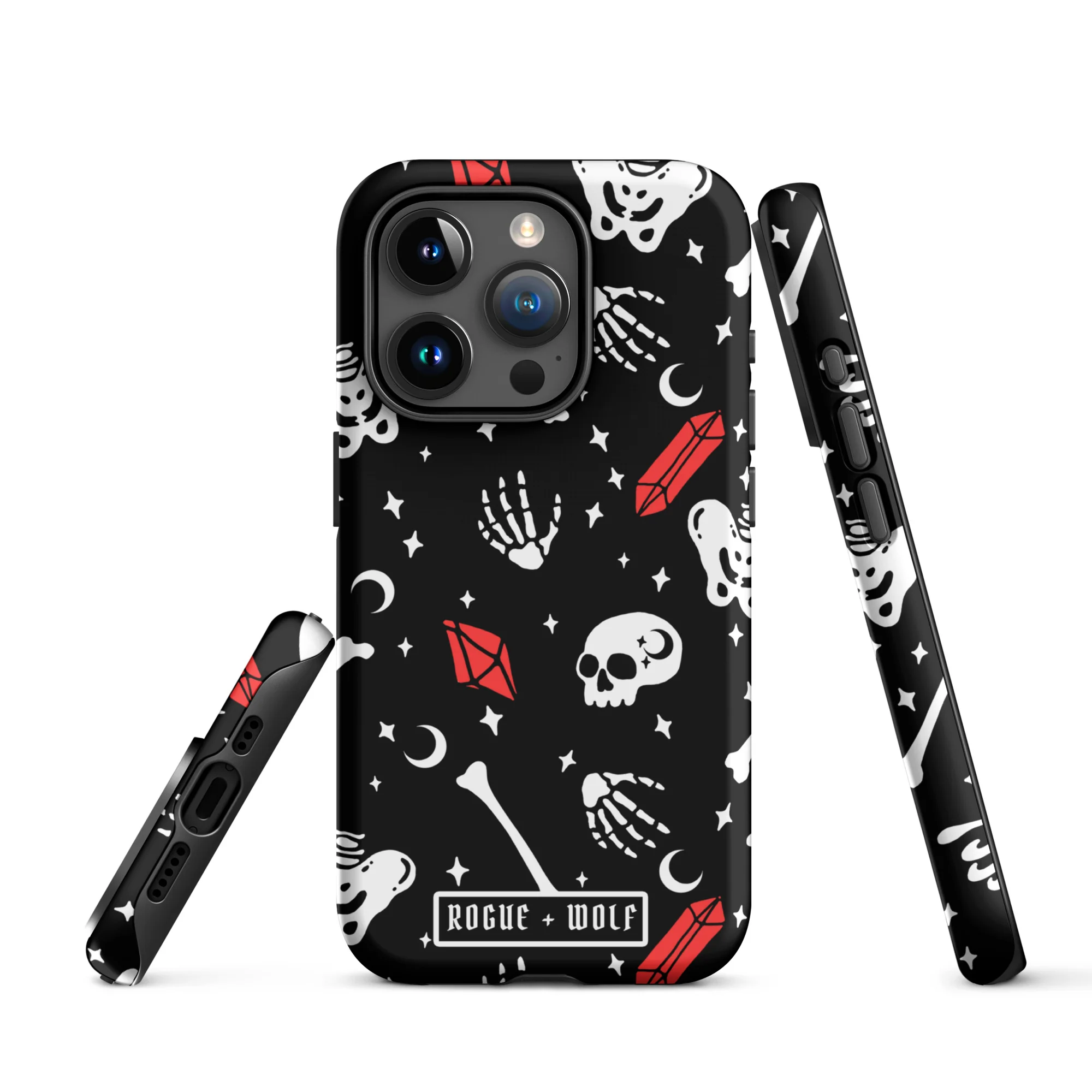 Skulls & Crystals Tough Phone Case for iPhone - Image 21