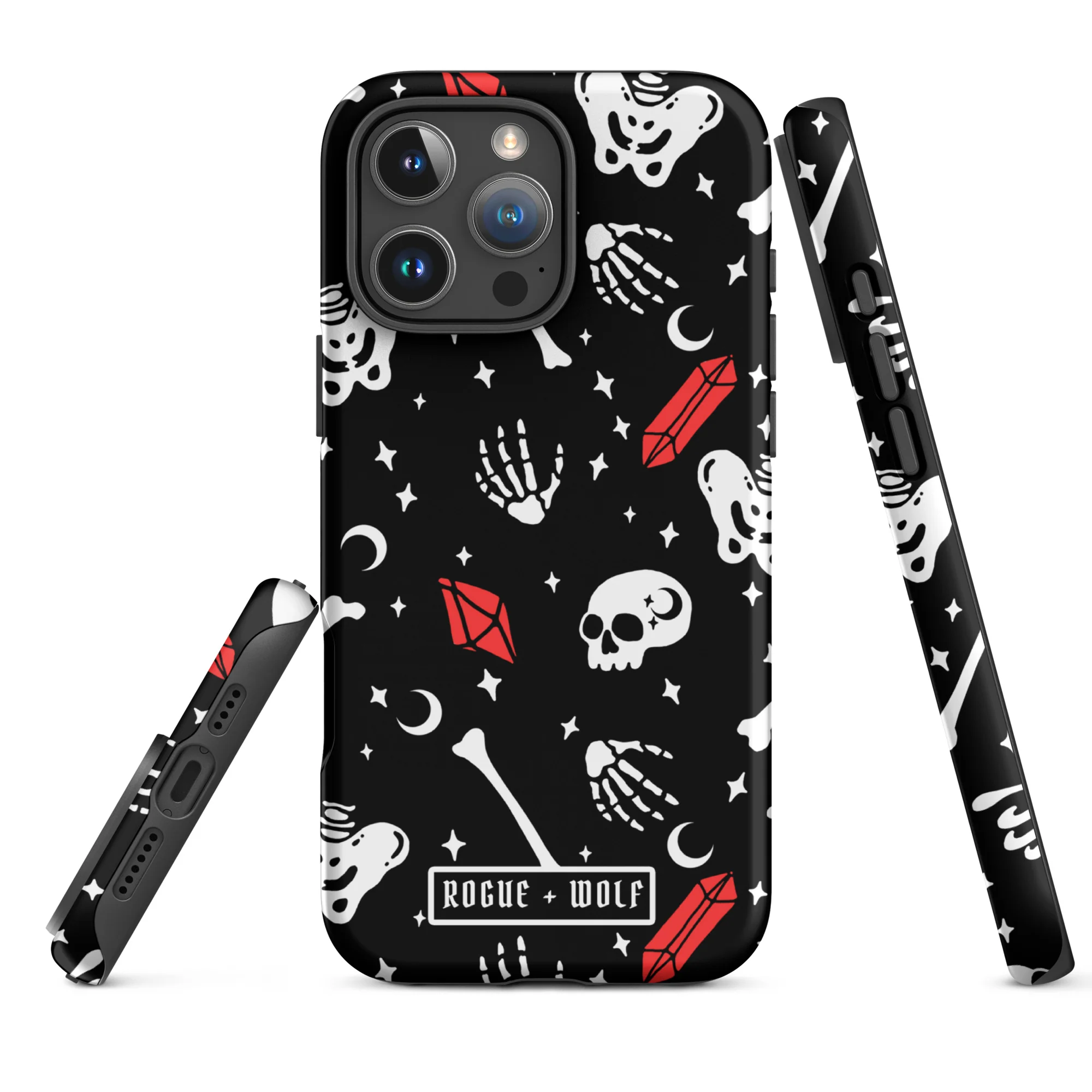 Skulls & Crystals Tough Phone Case for iPhone - Image 22