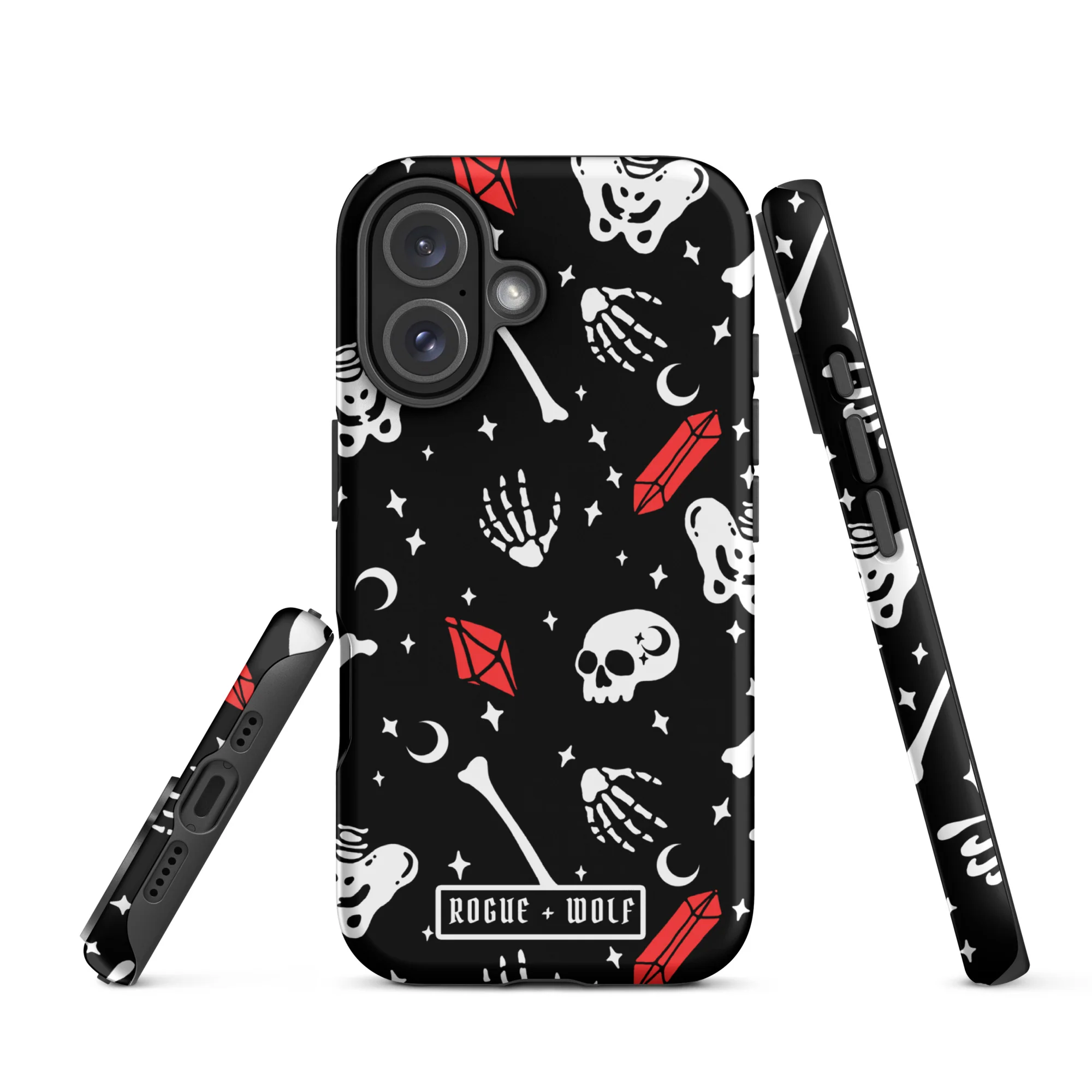 Skulls & Crystals Tough Phone Case for iPhone - Image 23