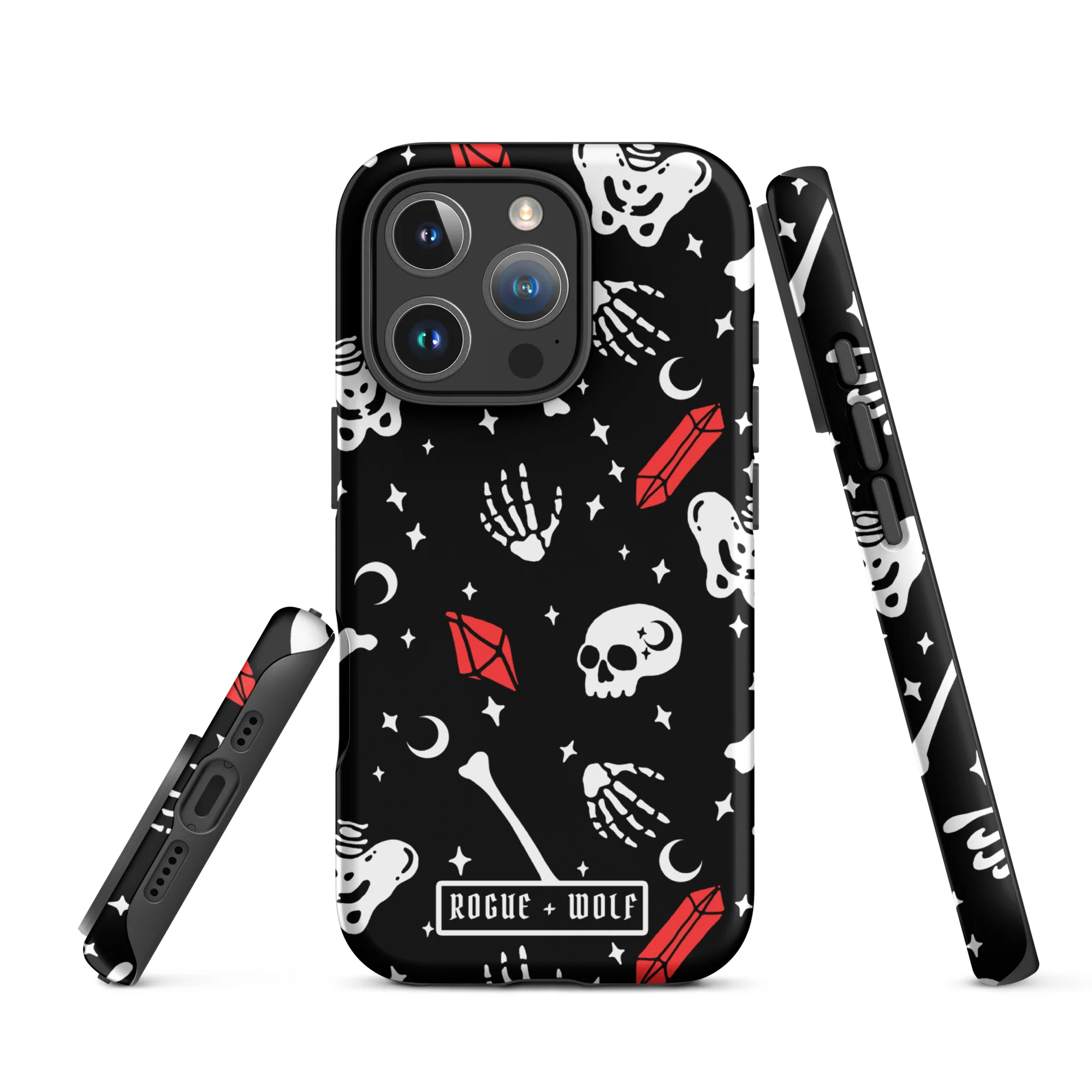 Skulls & Crystals Tough Phone Case for iPhone - Image 25
