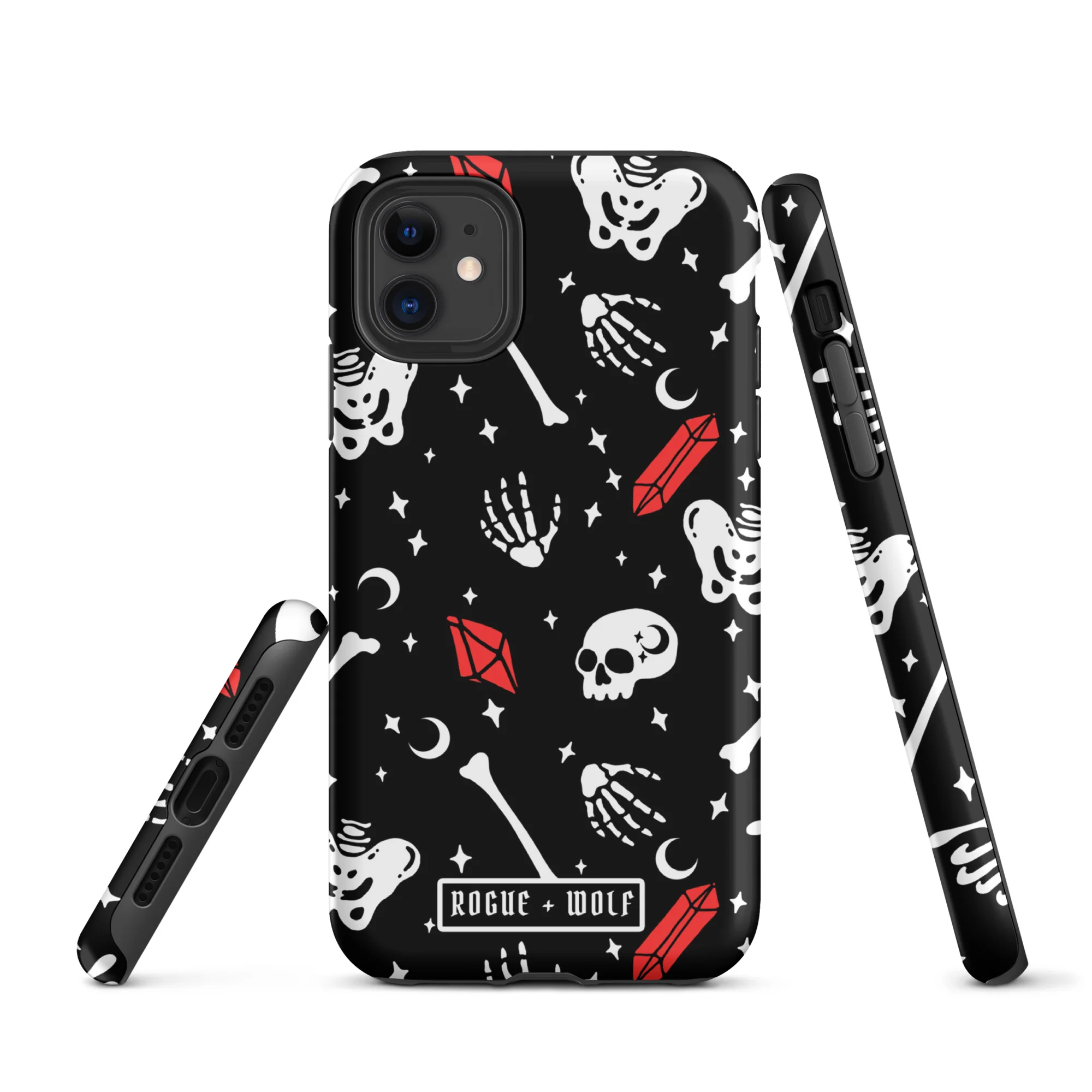 Skulls & Crystals Tough Phone Case for iPhone - Image 4