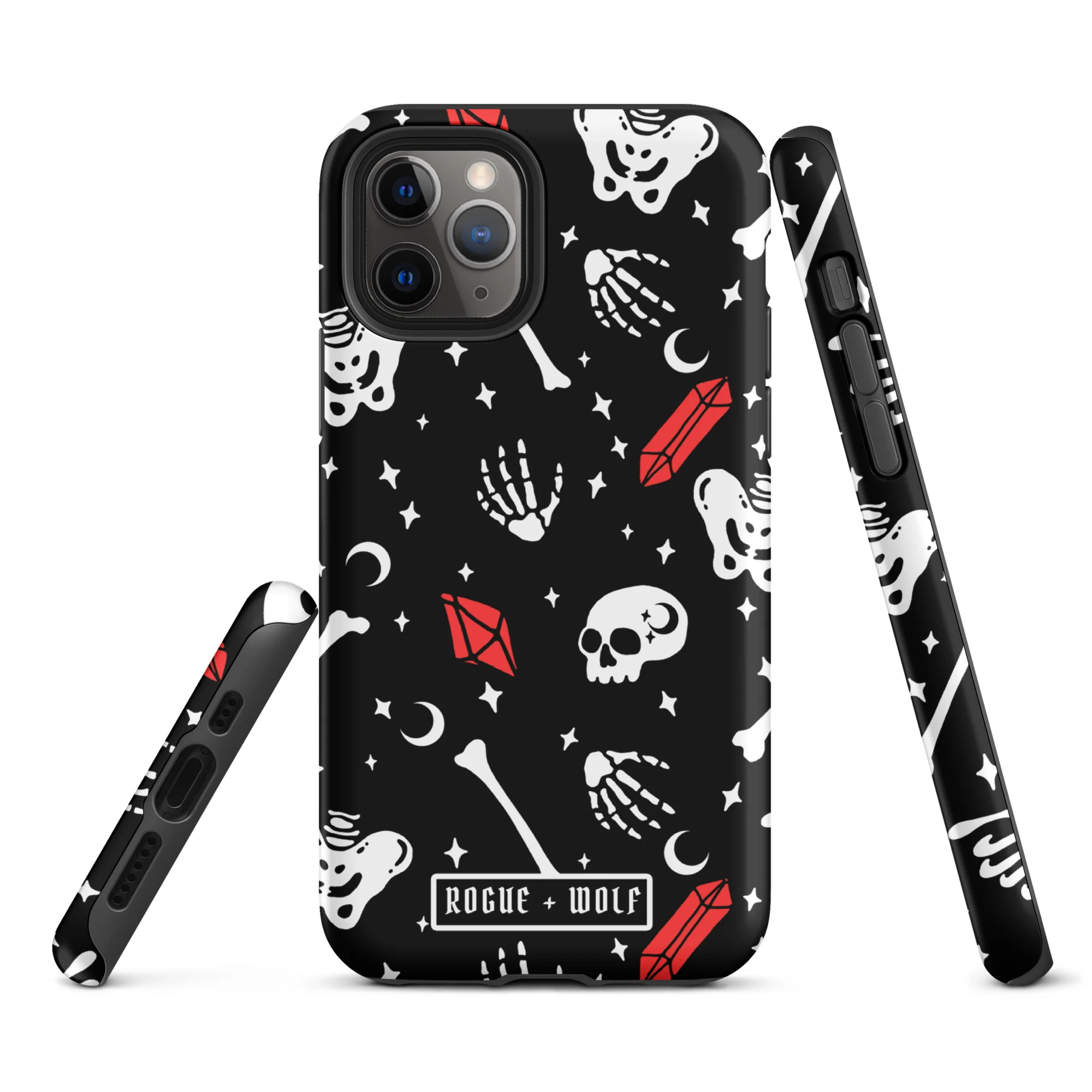 Skulls & Crystals Tough Phone Case for iPhone - Image 5